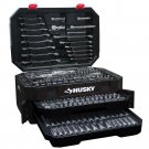Husky Mechanics Tool Set Combination Wrench Screwdriving Bits Ratchets 290 Piece