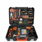 Power Tools Combo Kit 48 pcs Accessories Tool box and 16.8V Cordless Drill Set