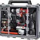 6 Tool Combo Drill Kit Cordless 20V Max Lithium-Ion Matrix Set With Storage Case