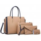 shoulder bag big size sets for ladies 4pcs in 1 trendy women purses and handbags