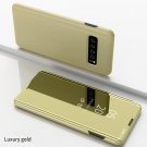 For Samsung Galaxy S8 Gold 2021 New Arrival Luxury Flip Protection Full Screen Window Cases