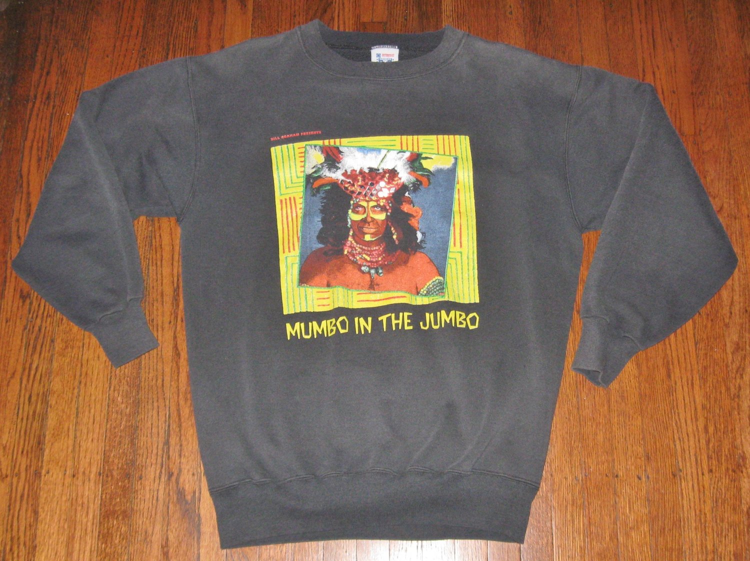 Rare Mumbo in the Jumbo Grateful Dead New Yearâ��s Eve Concert Sweatshirt Men's Sz XL