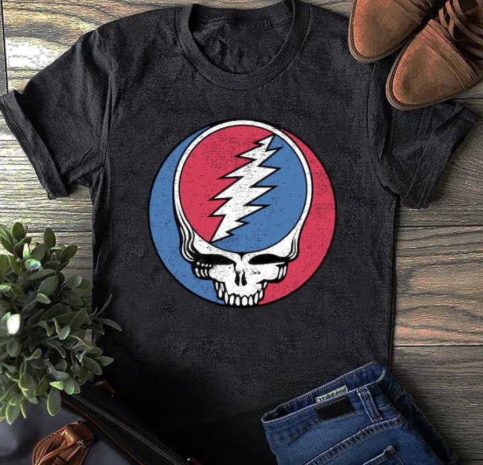Grateful Dead Steal Your Face T-Shirt, Retro Grateful Dead Shirt