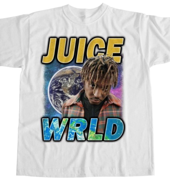 Juice Wrld Rapper 999 Album World Tour Black Men T-shirt