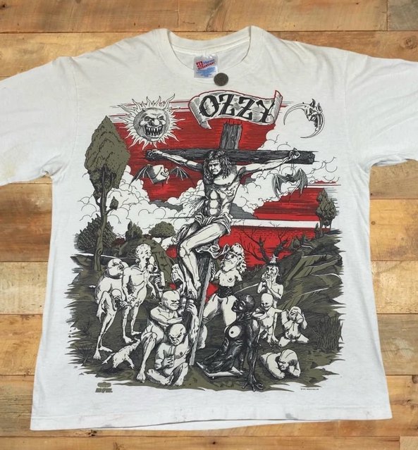 ozzy osbourne cross t shirt