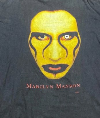 Camiseta Oficial Marilyn Manson Sex Is Dead - Unisex, Manga Corta, Negra