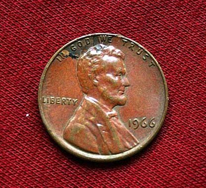 United State of America Lincoln 1 Cent 1966