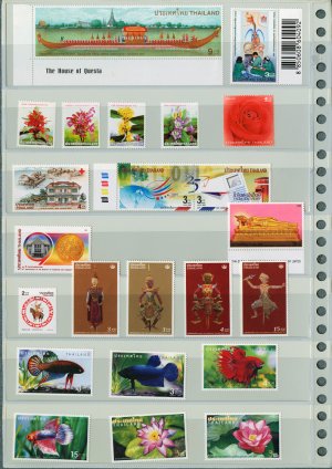 Thailand 12 Different MNH Complete Sets 2001-2002/22pcs