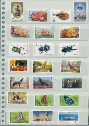 Thailand 10 Different MNH Complete Sets 2001/22pcs