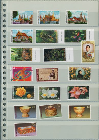 Thailand 8 Different MNH Complete Sets 2001-2002/19pcs
