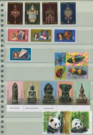 Thailand 5 Different MNH Complete Sets 2005/19pcs