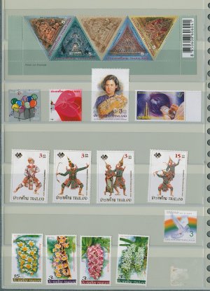 Thailand 7 Different MNH Complete Sets 2005/18pcs