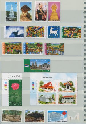 Thailand 10 Different MNH Complete Sets 2005, 2006/20pcs