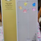 Hampton Bay 67 in. 5-Arm Silver Painted Floor Lamp Light Adjustable Arms