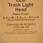 Hampton Bay Dimmable LED Gimbal Track Light Head 2700K Black- NIB
