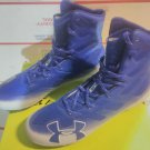 UNDER ARMOUR Men's UA Spotlight Football Cleats Blue/White Size 9- 3021731-400