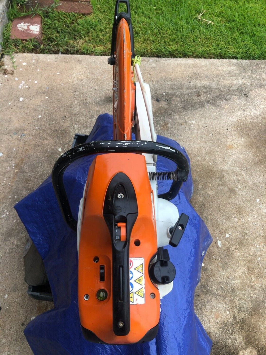 STIHL TS420 Concrete Saw W/ Water Kits Include New Diamond Blade + Extra Bundles