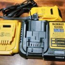 (2) GENUINE Dewalt 20V DCB203 Batteries, (1) DCB112 Charger 2.0 AH 20 Volt