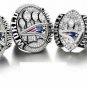 NE Patriots Replica Super Bowl Championship Rings 6 Pcs With RoseWood Gift Box