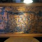 The Last Supper Copper Relief Embossed (Leonardo da Vinci)  Wood Framed Plaque