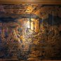 The Last Supper Copper Relief Embossed (Leonardo da Vinci)  Wood Framed Plaque