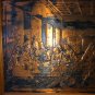 The Last Supper Copper Relief Embossed (Leonardo da Vinci)  Wood Framed Plaque