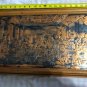 The Last Supper Copper Relief Embossed (Leonardo da Vinci)  Wood Framed Plaque