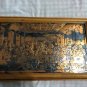 The Last Supper Copper Relief Embossed (Leonardo da Vinci)  Wood Framed Plaque