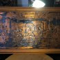 The Last Supper Copper Relief Embossed (Leonardo da Vinci)  Wood Framed Plaque