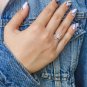 Sterling Silver North Star Ring, Starburst Ring, Starburst CZ Ring, CZ Star Ring