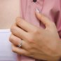Sterling Silver CZ Infinity Ring, Forever Infinity Ring, Diamonds CZ Ring, Clear CZ Ring