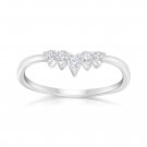Sterling Silver CZ Ring, Diamonds CZ Ring, Simulated Diamonds Ring, Clear CZ Ring, Dainty Ring
