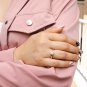 Solitaire Heart Ring, Sterling Silver CZ Heart Ring, Adjustable Ring, Diamonds CZ Ring, Promise Ring