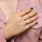 Solitaire Heart Ring, Sterling Silver CZ Heart Ring, Adjustable Ring, Diamonds CZ Ring, Promise Ring