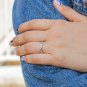 Sterling Silver CZ Ring, Diamonds CZ Ring, Simulated Diamonds Ring, Clear CZ Ring, Dainty CZ Ring