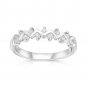 Sterling Silver CZ Ring, Diamonds CZ Ring, Simulated Diamonds Ring, Clear CZ Ring, Dainty CZ Ring