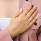 Sterling Silver CZ Infinity Ring, Forever Infinity Ring, Endless Love Band, Friendship Ring,