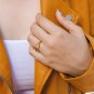 Gold CZ Square Ring, Gold Solitaire CZ Ring, Diamonds CZ Ring, Simulated Diamonds Ring