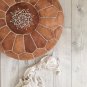Moroccan Leather Poufs