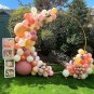 7FT Gold Metal Arch Round Arch Ceremony Backdrop Circle Arch Wedding Backdrop Photo Booth