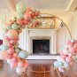 7FT Gold Metal Arch Round Arch Ceremony Backdrop Circle Arch Wedding Backdrop Photo Booth
