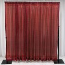 10 Ft. Double Cross Bars with Mounting Brackets Hardware Set, Backdrop Support System Kit