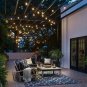 25 Ft Outdoor String Lights G40 Patio Lights with 28(3 Spare), Waterproof