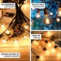25 Ft Outdoor String Lights G40 Patio Lights with 28(3 Spare), Waterproof