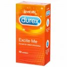 Durex Excite Me Condoms Dotted For Added Stimulation for Both Partners 10pcs