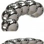 Stainless Steel Round Plate / Thali / Mess Tray / Dinner Plate Set of 6 x(2sets)