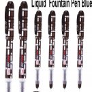 03pcs Flair Ink CEO Liquid Fountain Pen Blue Free Shipping