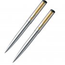 Parker Vector Stainless Steel GT Ball Pen 100% ORIGINEL Free Shipping 2 pcs