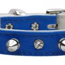 Just the Basics Crystal and Spike Collars Blue 14