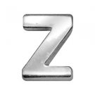 3/4"" (18mm) Chrome Letter Sliding Charms Z